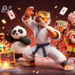 Engage in thrilling slots with bdtjl depicted in a vibrant 3D illustration showcasing exciting game elements.