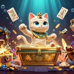 Engage with uk88it’s thrilling casino environment as a mummy cat and glowing scarab explore gem-filled depths.