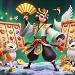 Engage with 79King's thrilling jackpot games featuring slot reels and lucky symbols in an immersive 3D casino scene.