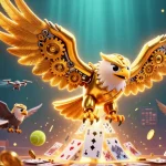 Engage with the vibrant world of trang chủ go88, featuring an action-packed scene with a cybernetic eagle amidst thrilling gaming elements.