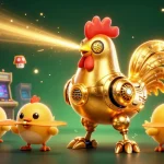 Spin jackpots with fabet88 while enjoying a vibrant 3D casino fantasy illustration filled with arcade elements.