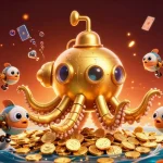 Experience casino excitement with the 9bet83 golden kraken submarine in a sea of riches.