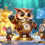 Engage with sv88's thrilling casino adventure with a steampunk owl and treasure vault.