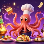 Engage with TA88's vibrant casino scene featuring dynamic gaming elements and colorful characters.
