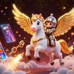Experience the thrilling world of 11bet with a dynamic scene featuring a celestial-themed casino adventure.