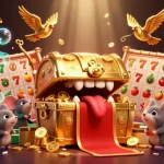 Engage with net88wiki's vibrant online casino scene featuring treasure chests and slot games.