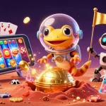 Experience thrilling wins at net88at with our vibrant casino adventure illustration!