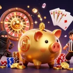 Experience the excitement of five88 casino with a vibrant 3D scene of thrilling characters and dynamic game elements.