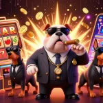 Witness thrilling gameplay at sky88 with vibrant casino elements and dynamic characters in action.