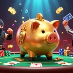 tx88s showcases an energetic gaming scene with whimsical characters engaging in poker action.