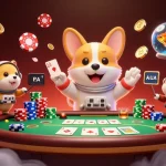 Experience the excitement of qs88 with a dynamic space casino scene featuring poker chips and animated characters.