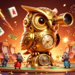 Experience the thrilling atmosphere of OPEN88 with vibrant 3D casino characters and game elements.